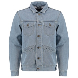 Wholesale Winter Men's High Quality Eco-Friendly Breathable Quick Dry <b>Denim</b> <b>Jacket</b> Oversized Fashion Casual Wear High Street Low - Product Image 2