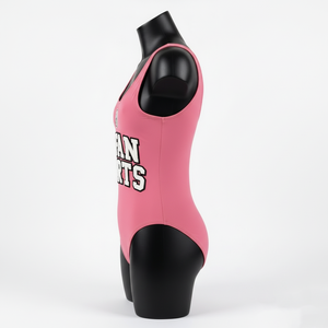 Women One Piece <b>Bathing</b> Suit 200 GSM Polyester Spandex Stretch Fabric Pink Swimwear Custom Logo women for <b>Bathing</b> Suit - Product Image 6