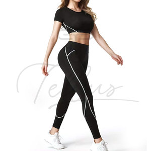 Nuevo Conjunto de Yoga Personalizado de Alta Calidad al por Mayor para Mujer, Ropa Deportiva para Gimnasio al Aire Libre, Conjunto de Shorts de Yoga para Mujer - Product Image 6