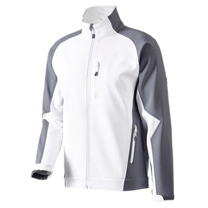 Veste de course coupe-vent pour homme, style sportif, blocs de couleur, fermeture éclair, col montant, en polyester, manches régulières, automne - Product Image 4