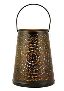 Linterna Rectangular con revestimiento negro para decoración colgante, balcón, vestíbulo, césped, diseño de vidrio metálico, linterna clásica T-Light hecha en la India - Product Image 6