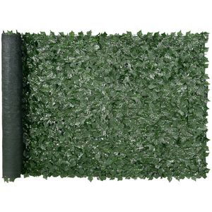 Muro de Hiedra Artificial de 59 x 118 pulgadas para Privacidad, Pantalla de Pared Verde con Unión Reforzada y Revestimiento de Malla, Vegetación Artificial para Exteriores - Product Image 1