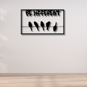 Décor mural géométrique en métal élégant, nouveau design, décorations murales pour la maison, panneaux décoratifs en métal - Product Image 2