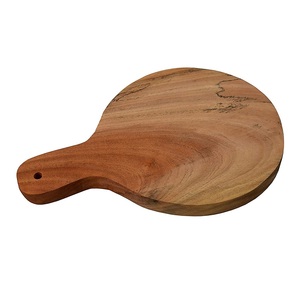 Indian Supplier Wooden Chopping Board Round <b>Shape</b> Antique Finish Reusable Dishwasher Safe 1.3cm Thick Kitchenware for Cutting - Product Image 4