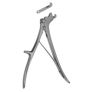 Rongeur crânien de 8 pouces à action simple, coupe-os neurochirurgical en acier inoxydable, instrument chirurgical de qualité standard allemande - Product Image 1