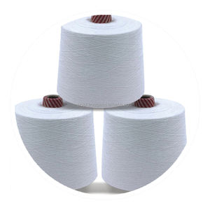 Fil de coton peigné mercerisé Ne 30s/1 pour le tricotage et le tissage, vente directe d'usine, fil de coton brut doux, teint, écologique - Product Image 3