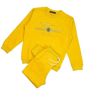 Ensemble de vêtements décontractés pour bébé fille, sweatshirts à manches longues et taille élastique, pantalons longs, tissu à tricoter, ensemble de 2 pièces - Product Image 3
