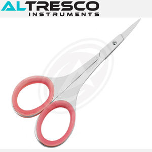 Ciseaux à cuticules en acier inoxydable 100% avec options droites et incurvées à pointe de flèche pointue-Outil de beauté - Product Image 4