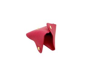 Monedero Triangular Minimalista de Cuero Italiano Castello, Altamente Recomendado, en Varios Colores, de Poliéster - Product Image 5