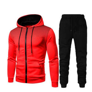 Survêtement d'entraînement personnalisé OEM 2025 pour homme, respirant, 100 % polyester, col montant, demi-fermeture éclair, manches longues - Product Image 1
