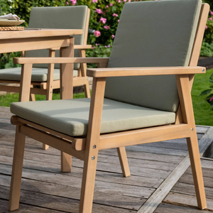 Modern Style Outdoor Leisure <b>Tables</b> and Chairs Villa Rope Weaving with Teak Wooden Frame Material <b>for</b> Home Furniture - Product Image 5