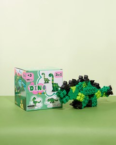 Morphun Dino Set di Costruzioni Educative 3-in-1 in Plastica PP, Giocattolo per Costruzioni per Età 5-7 Anni, Scala 1:8, Apprendimento STEM, 106 Pezzi - Product Image 5