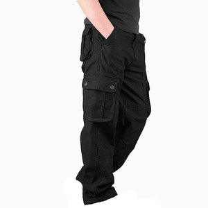Pantalon cargo au design élégant pour hommes, coupe confortable avec plusieurs poches, idéal pour la randonnée, les voyages et l'usage quotidien - Product Image 5