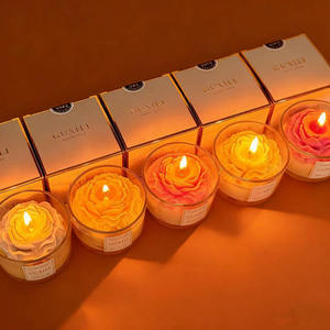 Bougie décorative artisanale parfumée en cire de soja pour l'aromathérapie à domicile - Product Image 5