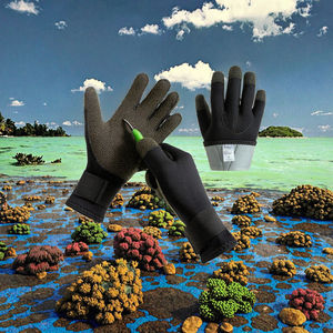 Guantes de Agua de Neopreno de 3mm 5mm, Cinco Dedos, Correa de Muñeca Ajustable, Guantes Cálidos de Invierno para Buceo, Surf y Ciclismo - Product Image 2