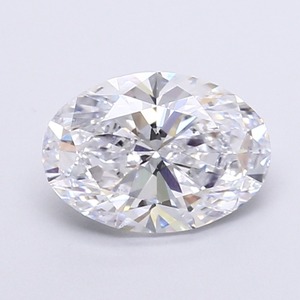 Diamant ovale de 3,00 carats, qualité VS1, pierre cultivée en laboratoire CVD, finition excellente, pour bijoux de mariage solitaires de luxe sur mesure. - Product Image 1