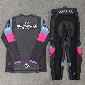 Conjunto de Jersey y Pantalones de Motociclismo Gurunaz Industry, Manga Larga, Transpirable, de Secado Rápido, 140g, Poliéster, Unisex, Equipo de Motocross - Product Image 2
