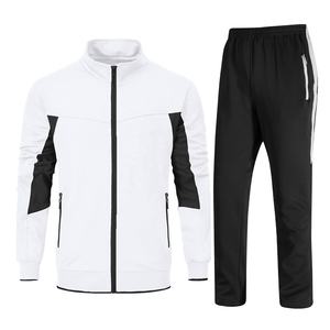 Colección de invierno Chándal con cremallera para hombre Color sólido Transpirable y relajado Ajuste Casual Chándal con cremallera para hombre - Product Image 1