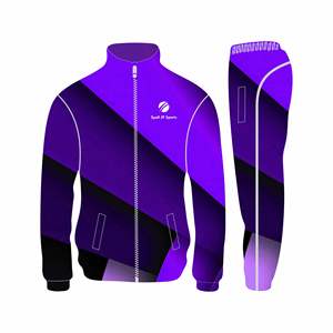 Ensemble de survêtements pour hommes en gros, 2 pièces avec fermeture éclair, ensemble sweat à capuche et pantalon de jogging, survêtements personnalisables avec logo pour hommes, idéal pour la gym et le fitness - Product Image 4