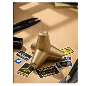 Prensapapeles de Latón con Logotipo Personalizado, 3 Piezas con Diferentes Formas y Diseños, Excelente Calidad, Precio Más Bajo para Uso en Mesa - Product Image 6