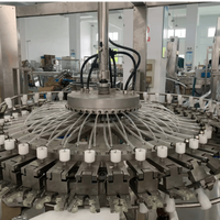 Machine automatique de remplissage, de bouchage et de scellage de bouteilles en plastique de petit volume CE RoHS