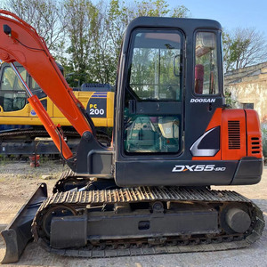Mini-excavatrice Doosan DH55-9C prête à être expédiée, excavatrice sur chenilles hydraulique de 5,5 tonnes avec moteur diesel pour projets de construction - Product Image 3