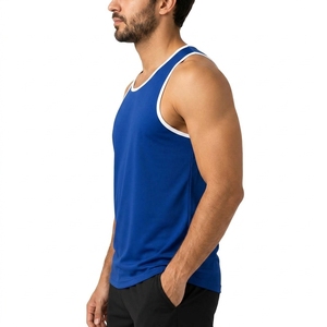 Débardeurs pour hommes en tissu polyvalent, de qualité athlétique moderne, pour entraînement sportif, sport de plein air, été, gym, personnalisables. - Product Image 3