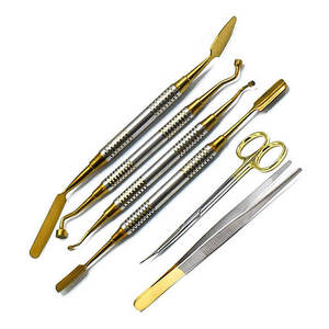 Dental <b>Surgical</b> Set Complete Surgery Kit <b>Bone</b> Carrier Excavator Curette Spoon Oral Surgery Medic <b>Instruments</b> By Grip <b>Surgical</b> - Product Image 4