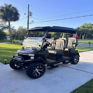 Carrito de golf eléctrico de lujo para 6 personas, todoterreno, para campamentos, turismo, con batería de litio de 48V - Product Image 2