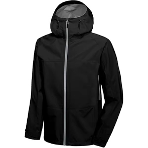 Outdoor Rain <b>Jacket</b> For Men With <b>Packable</b> Design, Adjustable Hood And Durable Finish Perfect Fit For Travel Men's <b>Jackets</b> Needs - Product Image 3