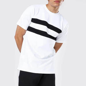 Camiseta de Hombre de Color Sólido con Estampado Personalizado, Conjunto de Dos Piezas de Pantalones Cortos de Verano - Product Image 2