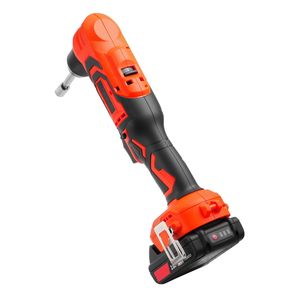Trapano a batteria ad angolo retto da 3/8 di pollice con motore brushless a 90 gradi, caricabatterie e clip da cintura - Categoria Trapani Elettrici - Product Image 1