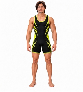 New Custom Weightlifting Uniforms <b>Men</b> Wrestling Singlets Customized Designs <b>for</b> Boxing Sports Wear Singlet <b>for</b> unisex - Product Image 1