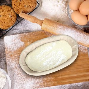 Oval Spiral <b>Bread</b> Proofing <b>Basket</b> Natural Rattan Dough Rising <b>Basket</b> with Classic Spiral Pattern for Artisan Sourdough <b>Bread</b> - Product Image 3