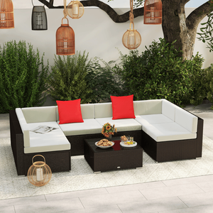 Set di Mobili da Giardino con Diverse Pezzi per Vivere All'Aperto - Product Image 1