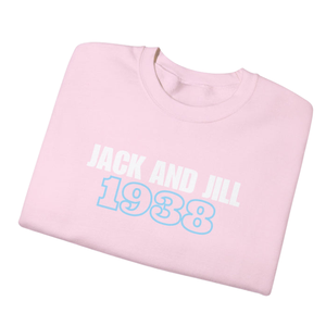 Sweat-shirt à col rond blanc et bleu, rose, avec broderie graphique, pull à manches longues en polaire, décontracté, unisexe, vêtements de mode - Product Image 5