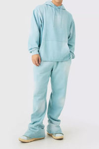 Nuevos Conjuntos Deportivos de Poliéster de Alta Calidad 2026, con Logotipo Personalizado Impreso, Lavado Ácido, Transpirables, de Forro Polar, Diseño 2 en 1, para Invierno - Product Image 2