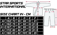 STAR SPORTS 450 GSM Gi Brazilian Jiu Jitsu Profesional Tenun Mutiara Bordir Kustom Kimono Latihan Fit Pemasok Label Pribadi
