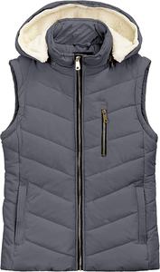 Vestes décontractées ultra-légères à col montant, gilet tricoté respirant et écologique, fermeture éclair, coupe-vent, rembourrage matelassé pour femme - Product Image 4
