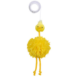 20 cm Chicken-Shaped <b>Pet</b> <b>Interactive</b> & Movement <b>Toy</b> with Elastic Band - Product Image 1