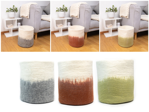 Handmade Wool Felt Storage <b>Basket</b> Toy Storage Bin Nursery Storage Box Laundry <b>Basket</b> <b>Plant</b> Pot Cover Organizer Home Decor - Product Image 5