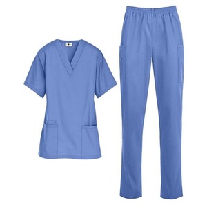 Wholesale Factory Custom Multi-Color Medical Scrubs <b>Set</b> Woven Fabric Hospital Nurse Scrubs and <b>Doctors</b> Lab Coats Uniforms - Product Image 4
