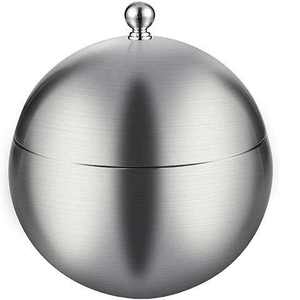 Seau à champagne personnalisé bleu, isolé, en métal, avec corde, pour hôtels, bars, pubs, utilisation pour refroidir les bouteilles. - Product Image 2