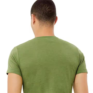 Camiseta de Cuello Redondo 100% Algodón para Hombre y Mujer, de Alta Calidad, con Logotipo Impreso en Serigrafía, Corte Holgado y Extra Grande - Product Image 2