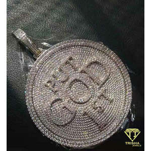 จี้สำหรับใส่ในแล็บทางศาสนาของพระเจ้าโคมไฟระย้าสไตล์ฮิปฮอปเย็นสำหรับปลูกในห้องแล็บ - Product Image 4