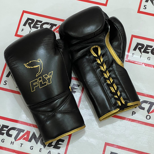Personalized Lace Up Fly Boxing Gloves New Design Best Training Gloves For Gym High Quality Pro Leather Boxing Lace Up Gloves - Product Image 5