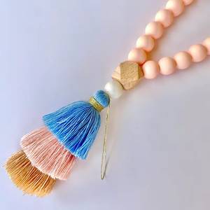 Cuentas de Oración Musulmanas de Alta Calidad, Hechas a Mano con Resina y Semillas Naturales de Kuka, Pintadas a Mano, Tasbih - Product Image 2