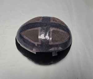 Peluca de Cabello Indio Sky Light con Frente de Encaje para Hombre, 100% Cabello Humano Remy, Prótesis Capilar Cap-Taz Hair BD - Product Image 6