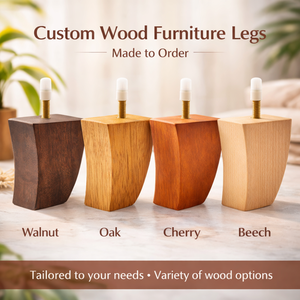 Patas de Muebles de Madera Maciza de Estilo Nórdico para Sofá, Silla, Banco y Proyectos de Decoración de Salas de Estar - Product Image 4