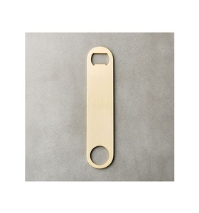 Abridor de Botellas Metálico Simple, Delgado, de Acero Inoxidable, Tamaño Cartera, Herramienta Portátil de Bar para Cerveza y Vino - Product Image 5